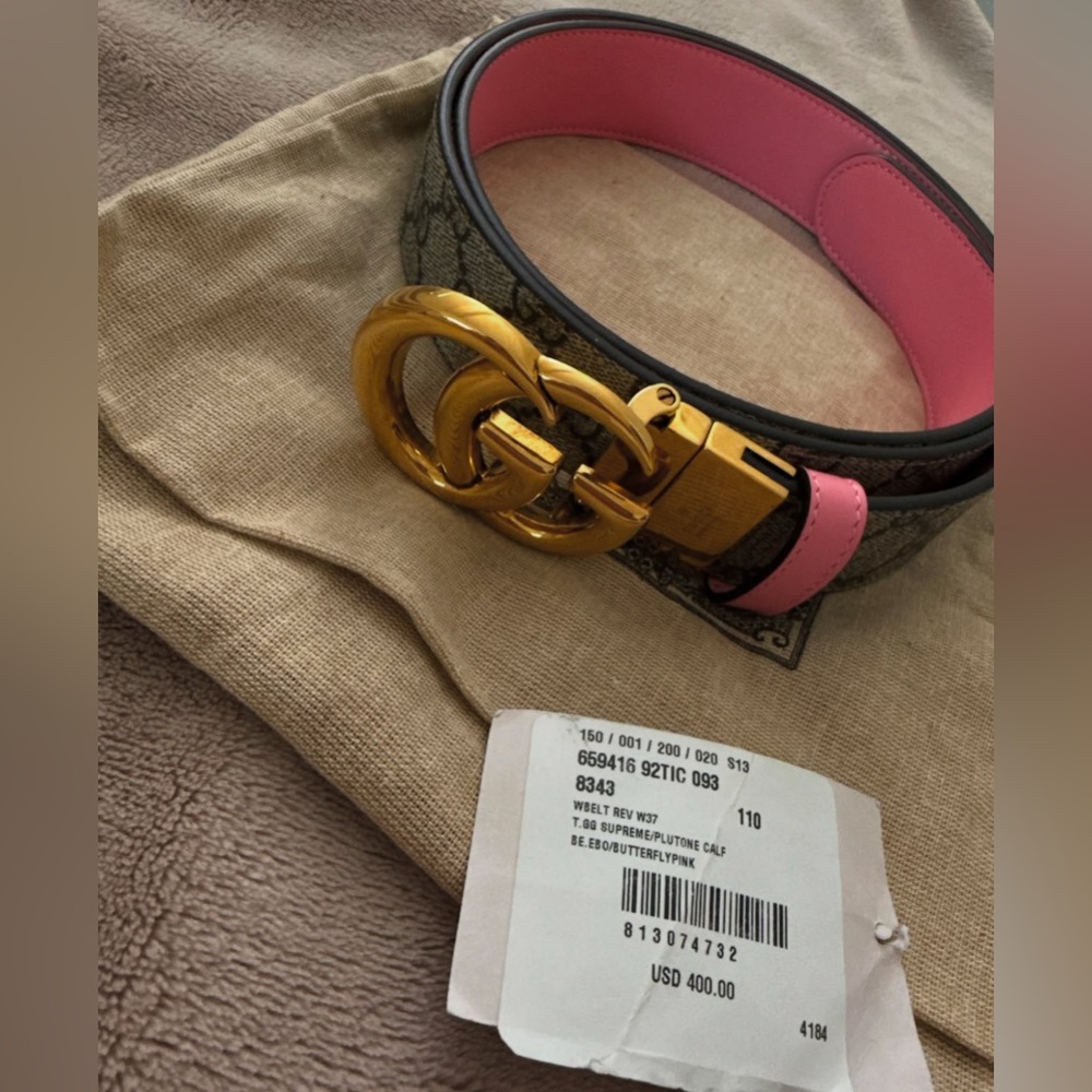 Gucci Reversible Belt Size 110